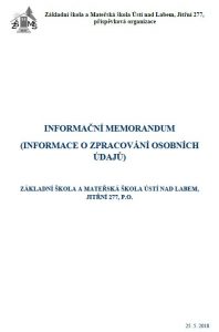 Informační memorandum